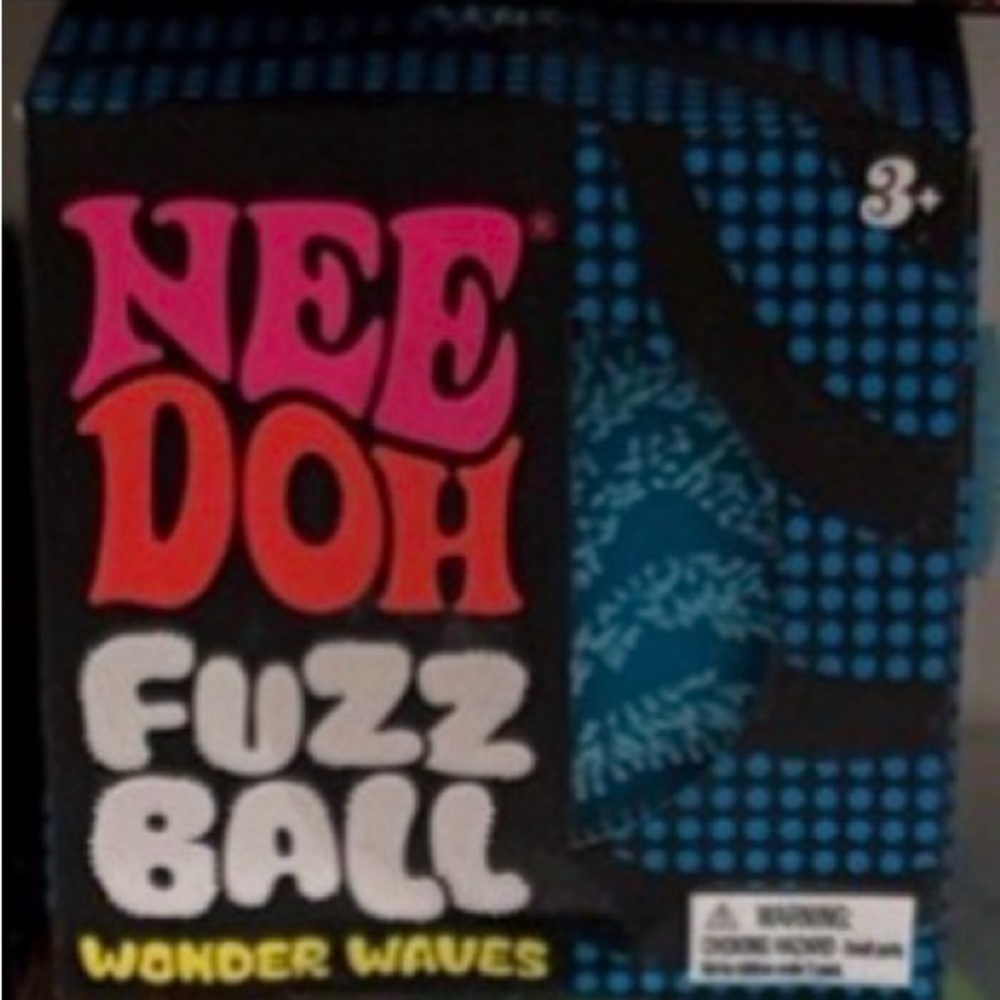 NeeDoh Fuzz Ball Wonder Waves - Blue